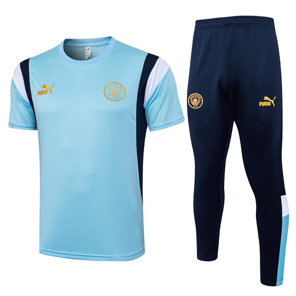 Camiseta Manchester City Conjunto Completo 2024/2025 Azul